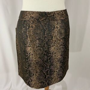 NWT DKNYC Snake Print Skirt